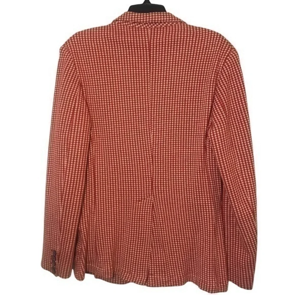 Zara Man Demin Couture Plaid  Blazer Size L